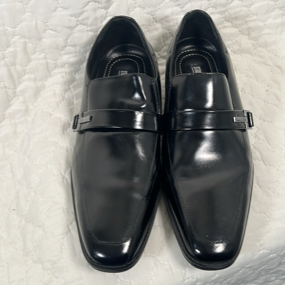 Stacy Adams Men’s Dress Shoes - Black Leather - Size 9.5 - Picture 2 of 9